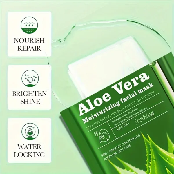 Aloe Vera Rich Hydration Facial Mask Set